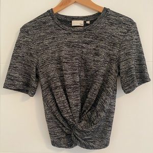 ARITZIA Wilfred Free Subah Crop Short Sleeve Top